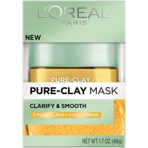 L'Oreal Pure-Clay Mask Clarify & Smooth (3 Pure Clays & Yuzu Lemon) 1.7oz